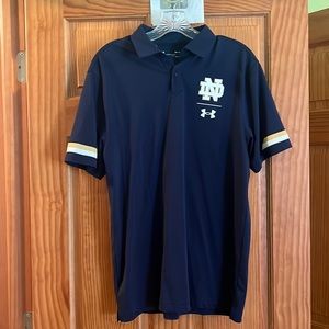 Like new; Notre Dame, Under Armour, Men’s Medium polo. Only worn one time.